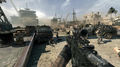 使命召唤8怎么上梯子