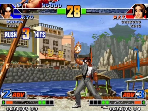 拳皇98怎么开始游戏