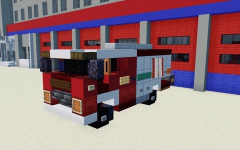 我的世界消防车怎么做[图1]