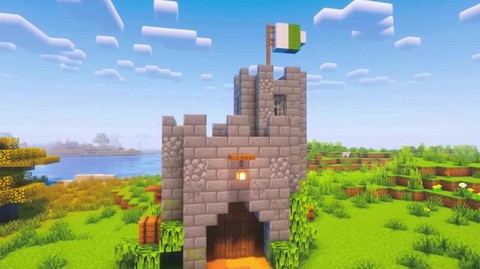 我的世界如何做城堡