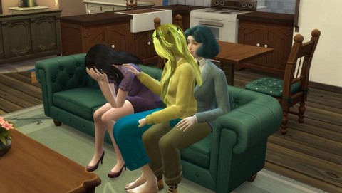 模拟人生4怎么拥抱