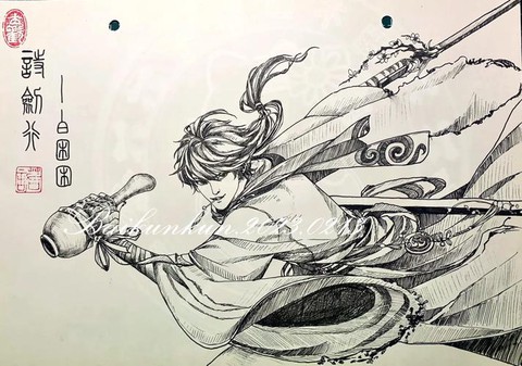 王者荣耀李白怎么画[图1]